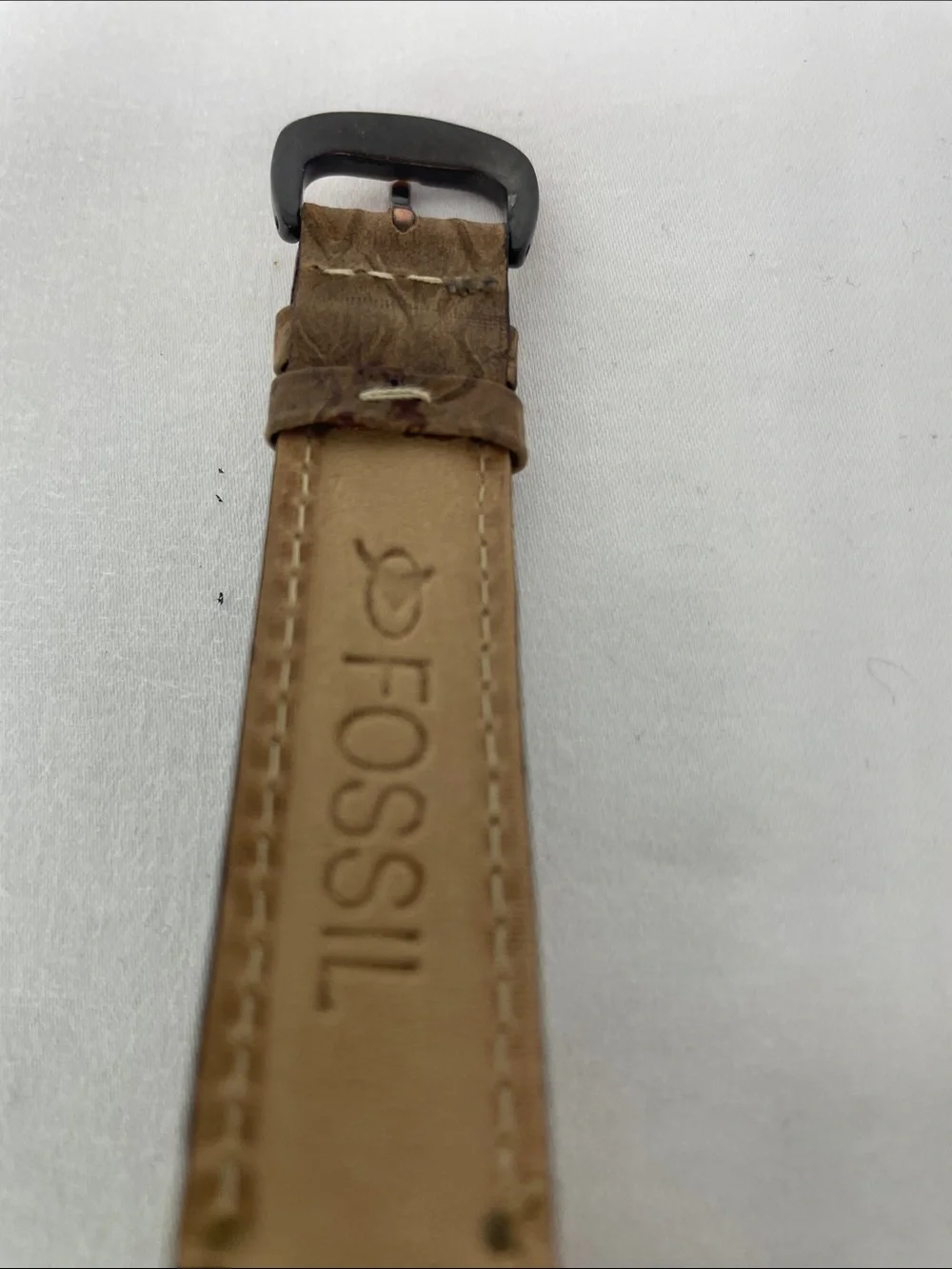 Fossil Brown Leather Strap SunDial Watch
